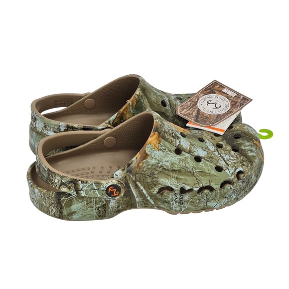 Crocs Baya Realtree Edge Clogs Adult Women's Size 8 Shoes 210511-90H Unisex - Picture 15 of 16